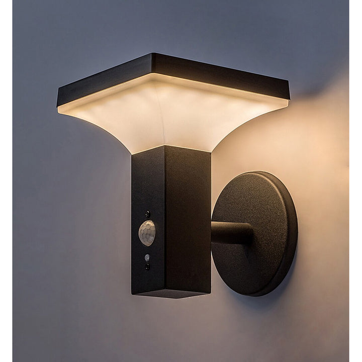 Lampă Rabalux, de perete, pentru exterior, cu energie solară, IP44, LED 4 W, Geleen, 2 bucăți