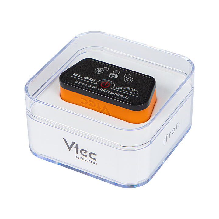 Interfață de diagnosticare OBD2 Vtec iTRON Blow, Bluetooth 4.0, comunicare fără fir cu computerul de bord al mașinii, compatibilitate ridicată, 58-660#