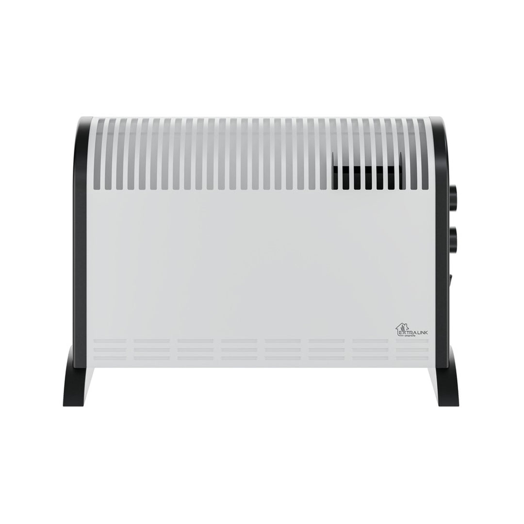 Convector electric Extralink, putere 2000 W, ventilator încorporat pentru distribuirea căldurii, reglare în 3 trepte, mod turbo, LCV-06
