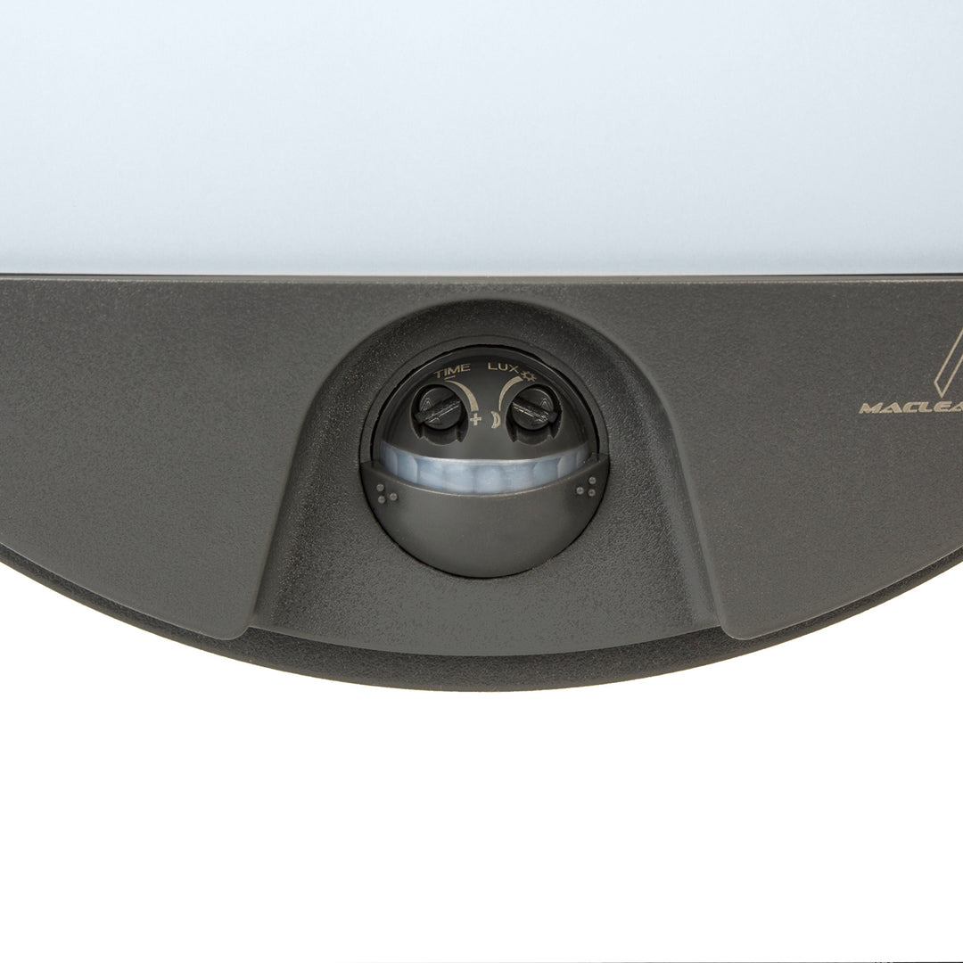 Lampă LED cu senzor de mișcare Maclean, senzor PIR, culoare gri, 15 W, IP54, 1100 lm, lumină neutră, MCE291 W, 2 bucăți