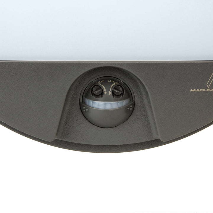 Lampă LED cu senzor de mișcare Maclean, senzor PIR, culoare gri, 15 W, IP54, 1100 lm, lumină neutră, MCE291 W, 2 bucăți