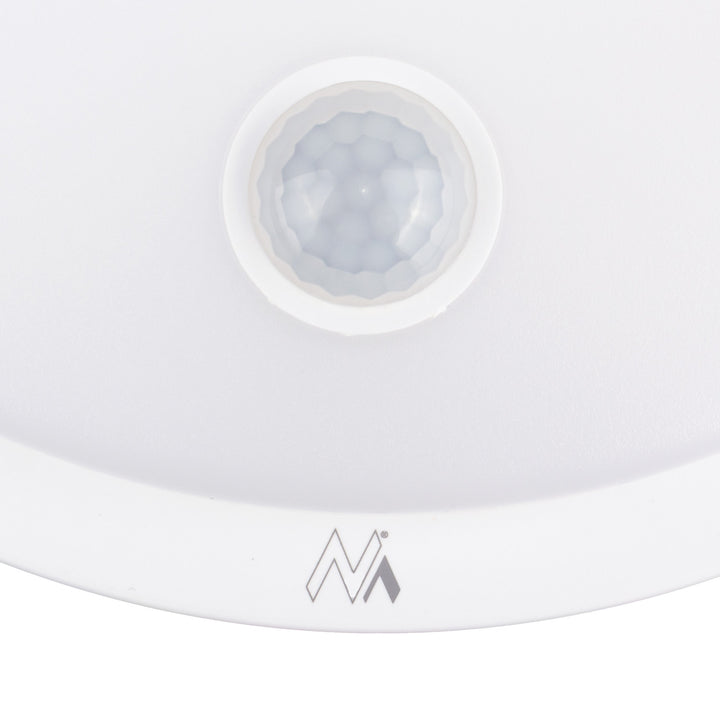 Lampă LED cu senzor de mișcare Maclean, senzor PIR, culoare albă, 10 W, IP65, 1000 lm, lumină neutră, MCE525 W, 2 bucăți