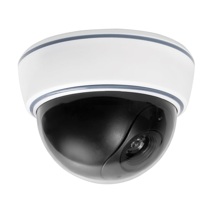 Cameră falsă tip cupolă DC2300 cu LED intermitent, 2 bucăți + 6 baterii AA Varta Industrial