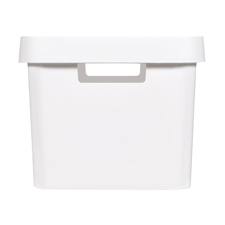 Recipient cu capac Curver Infinity 17 L, alb, 4 bucăți