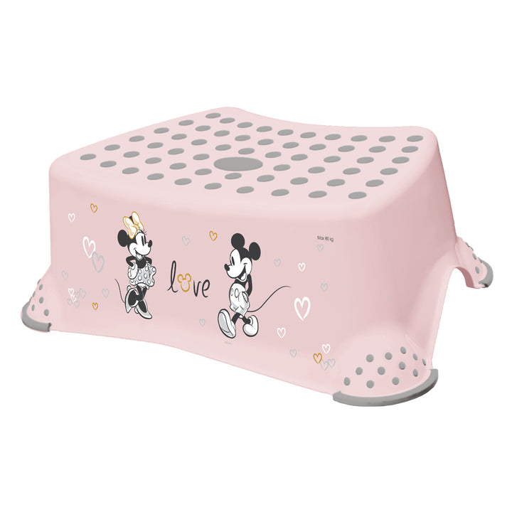 Trepied pentru copii + trepied pentru copii cu două trepte Keeeper, cu proprietăți antiderapante, seria „Minnie Mouse”