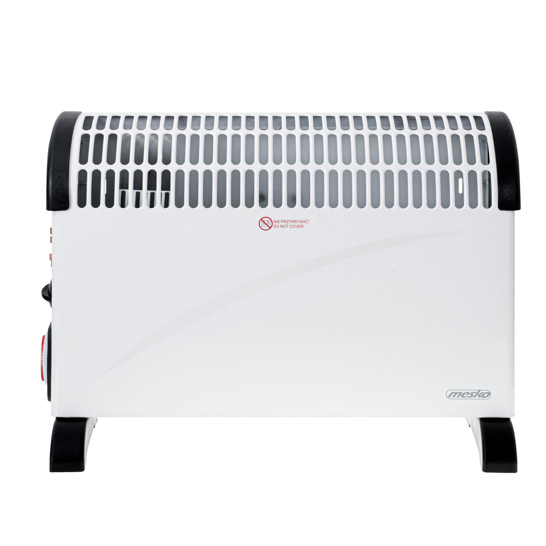 Convector electric, termostat, 2000 W, temporizator de 24 de ore, alb, cablu de 150 cm, Mesko, MS 7741W