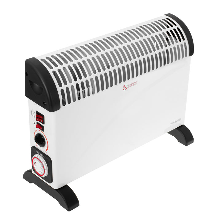 Convector electric, termostat, 2000 W, temporizator de 24 de ore, alb, cablu de 150 cm, Mesko, MS 7741W