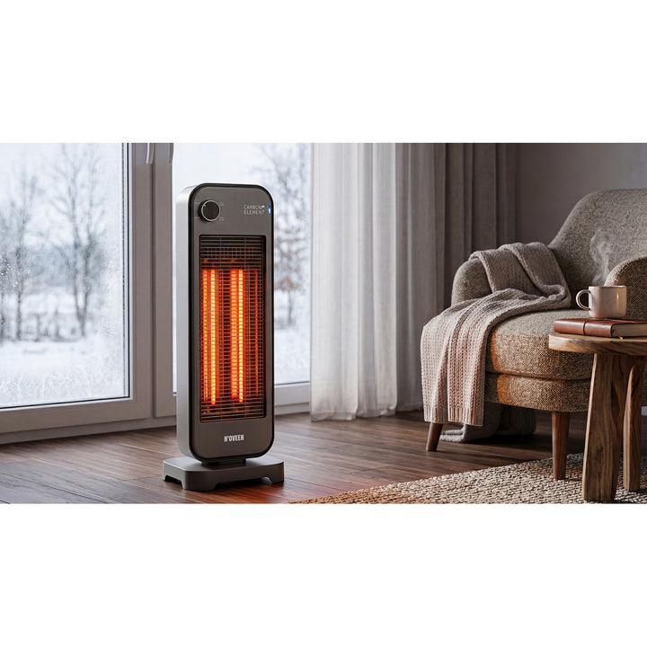 Radiator cu radiație, infraroșu, 900 W, 2 niveluri de încălzire, Noveen