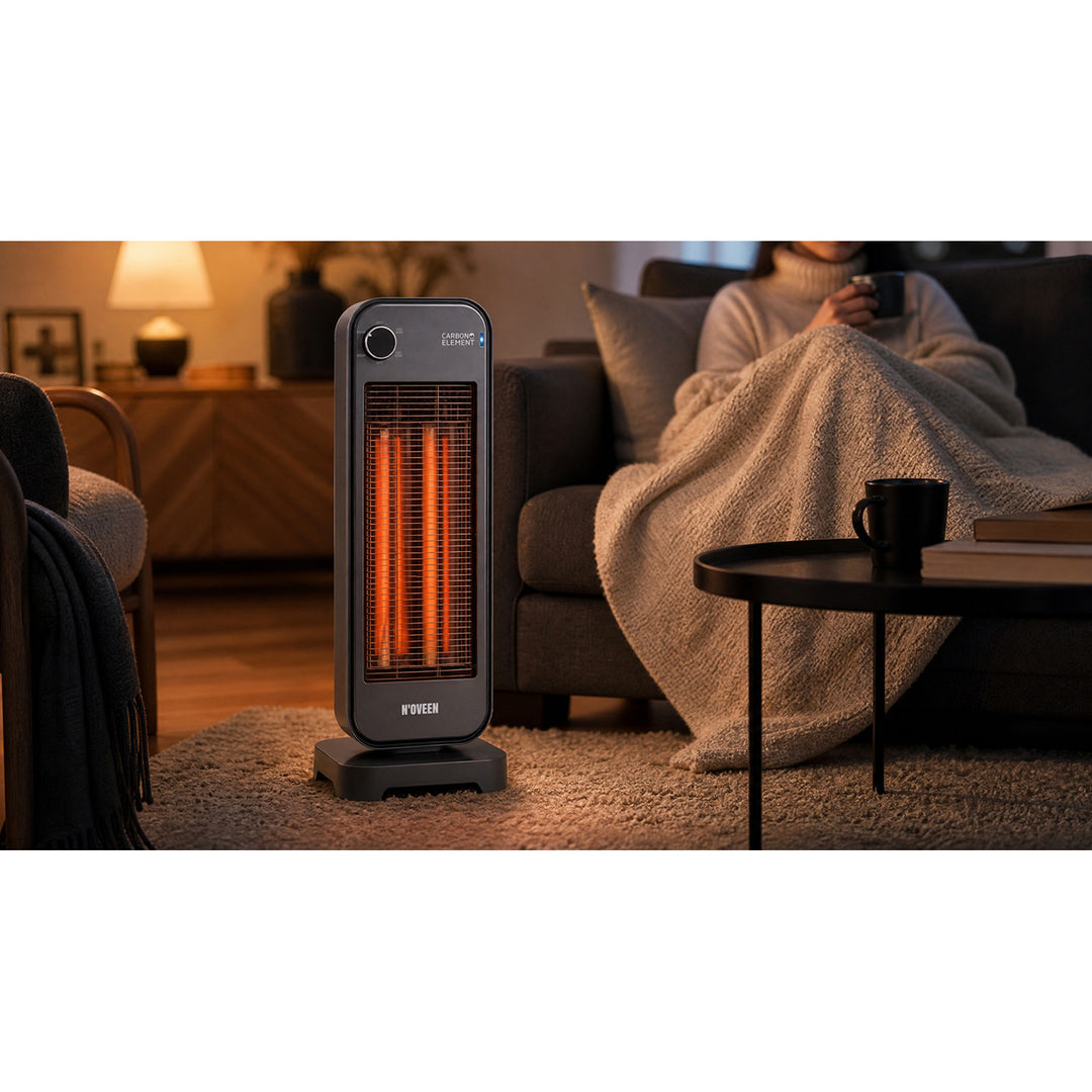 Radiator cu radiație, infraroșu, 900 W, 2 niveluri de încălzire, Noveen