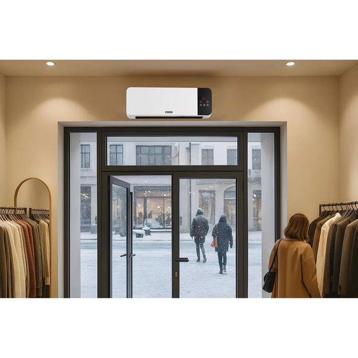 Barieră de aer și încălzire, termoventilator, 2000 W, Noveen