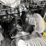 Friteuză fără ulei LOVIO PureFry Ultra Crisp LVAF003BK 4L+1,5L 1550W, neagră, cu recipiente din sticlă