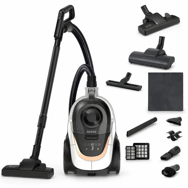 Aspirator fără sac LOVIO VacuuFlex L PRO LVCVC004 899 W 3 L cu telecomandă