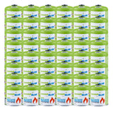 Cartuș de gaz GreenBlue de 500 g. Certificat: Pi 0437, conform cu EN417, butan-propan, interval de temperatură de la -10 °C la +40 °C, supapă de 7/16", GB499, 48 de bucăți