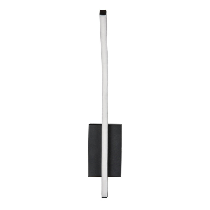 Aplică de interior Tilmann, negru, LED 10 W, 550 lm, 4000 K, H 36 cm, IP44, cu comandă tactilă, 75088