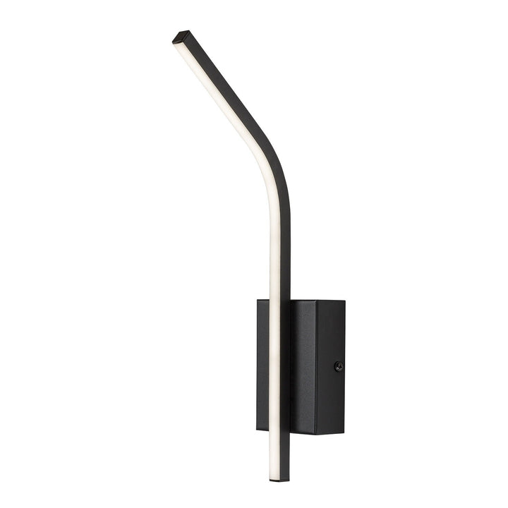 Aplică de interior Tilmann, negru, LED 10 W, 550 lm, 4000 K, H 36 cm, IP44, cu comandă tactilă, 75088
