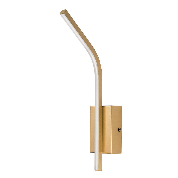 Aplică de interior Tilmann, aurie, LED 10 W, 550 lm, 4000 K, H 36 cm, IP44, cu comandă tactilă, 75089