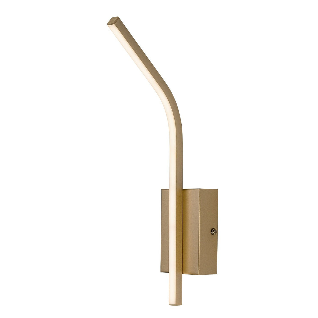 Aplică de interior Tilmann, aurie, LED 10 W, 550 lm, 4000 K, H 36 cm, IP44, cu comandă tactilă, 75089