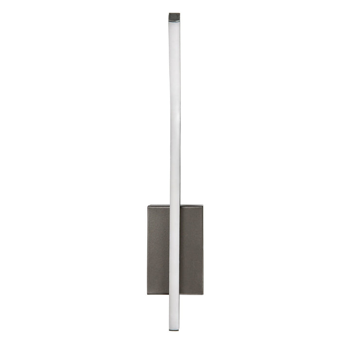 Aplică de interior Tilmann, culoare gunmetal, LED 10 W, 550 lm, 4000 K, înălțime 36 cm, IP44, cu comandă tactilă, 75000