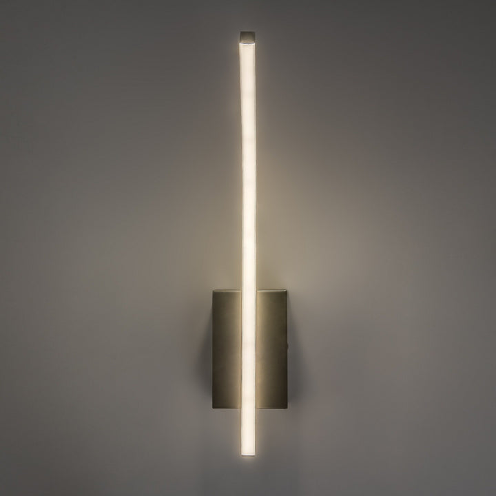 Aplică de interior Tilmann, culoare gunmetal, LED 10 W, 550 lm, 4000 K, înălțime 36 cm, IP44, cu comandă tactilă, 75000