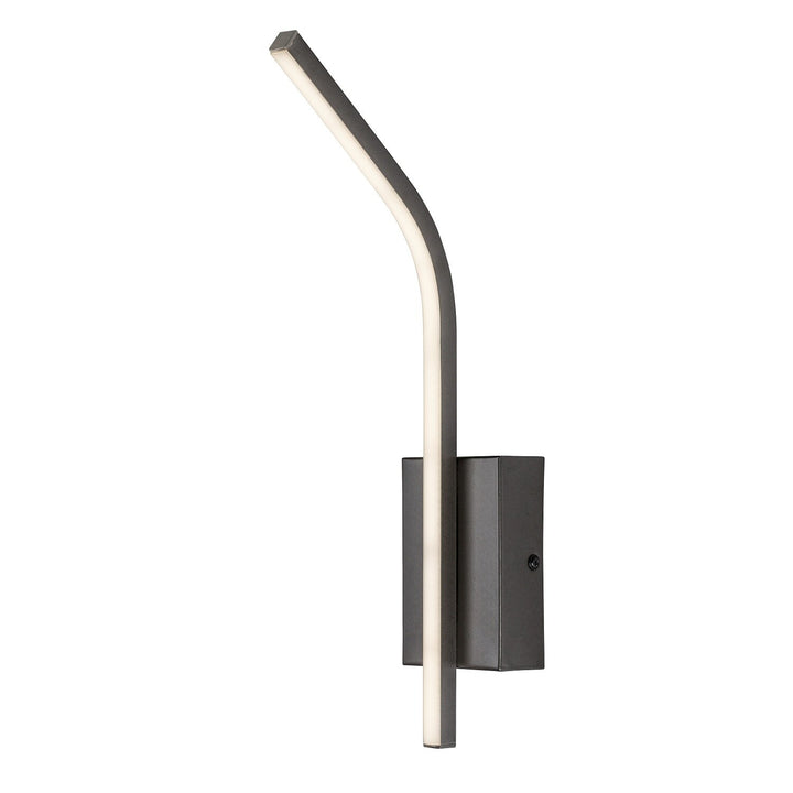 Aplică de interior Tilmann, culoare gunmetal, LED 10 W, 550 lm, 4000 K, înălțime 36 cm, IP44, cu comandă tactilă, 75000