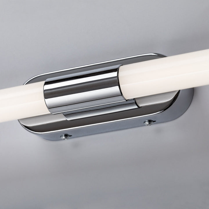 Aplică de interior Tenebra, LED 8 W, 1000 lm, 4000 K, L 60 cm, IP44, crom, 75095