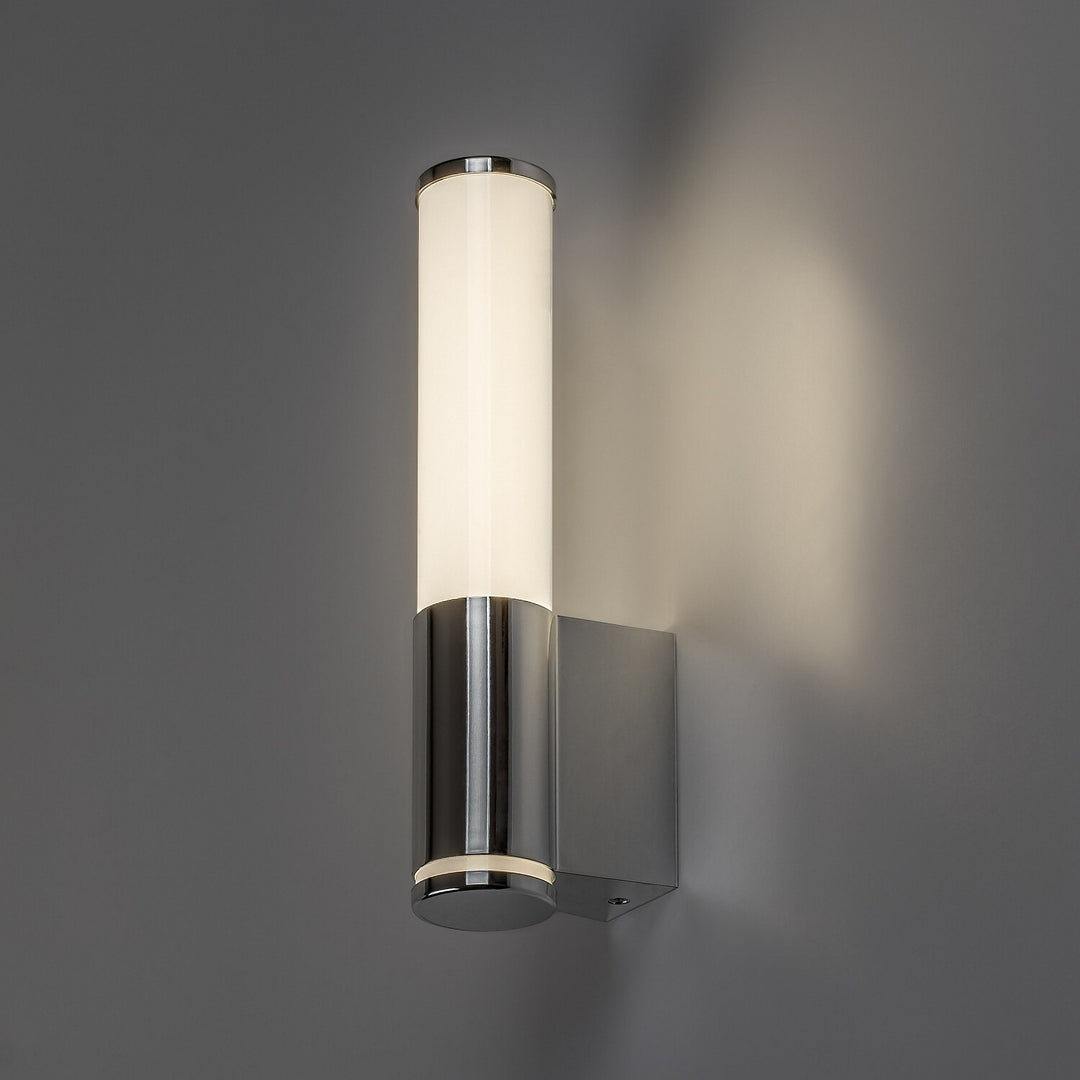 Aplică de interior Tenero, LED 6 W, 4000 K, 600 lm, H 29 cm, crom, IP44, 75100