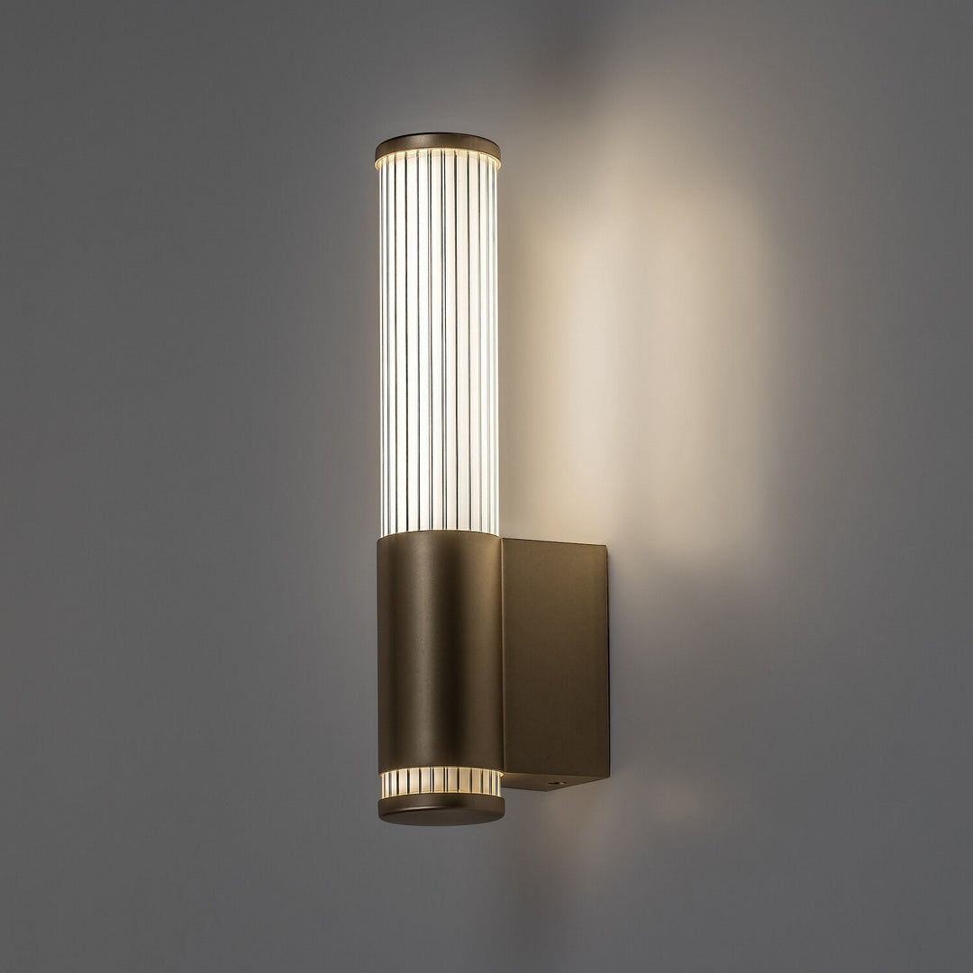 Aplică de baie, Calyn, LED 6 W, 4000 K, 530 lm, H 29 cm, auriu, IP44, 75106