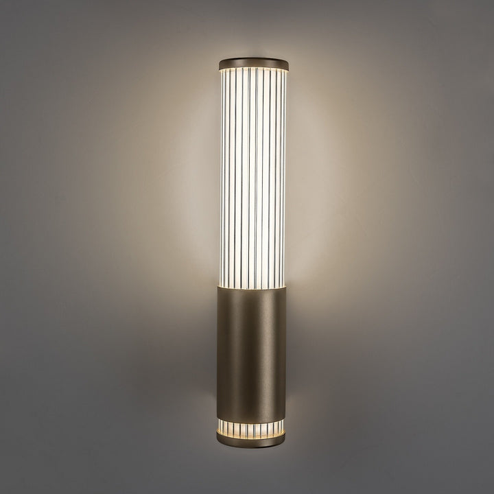 Aplică de baie, Calyn, LED 6 W, 4000 K, 530 lm, H 29 cm, auriu, IP44, 75106