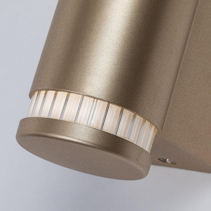 Aplică de baie, Calyn, LED 6 W, 4000 K, 530 lm, H 29 cm, auriu, IP44, 75106