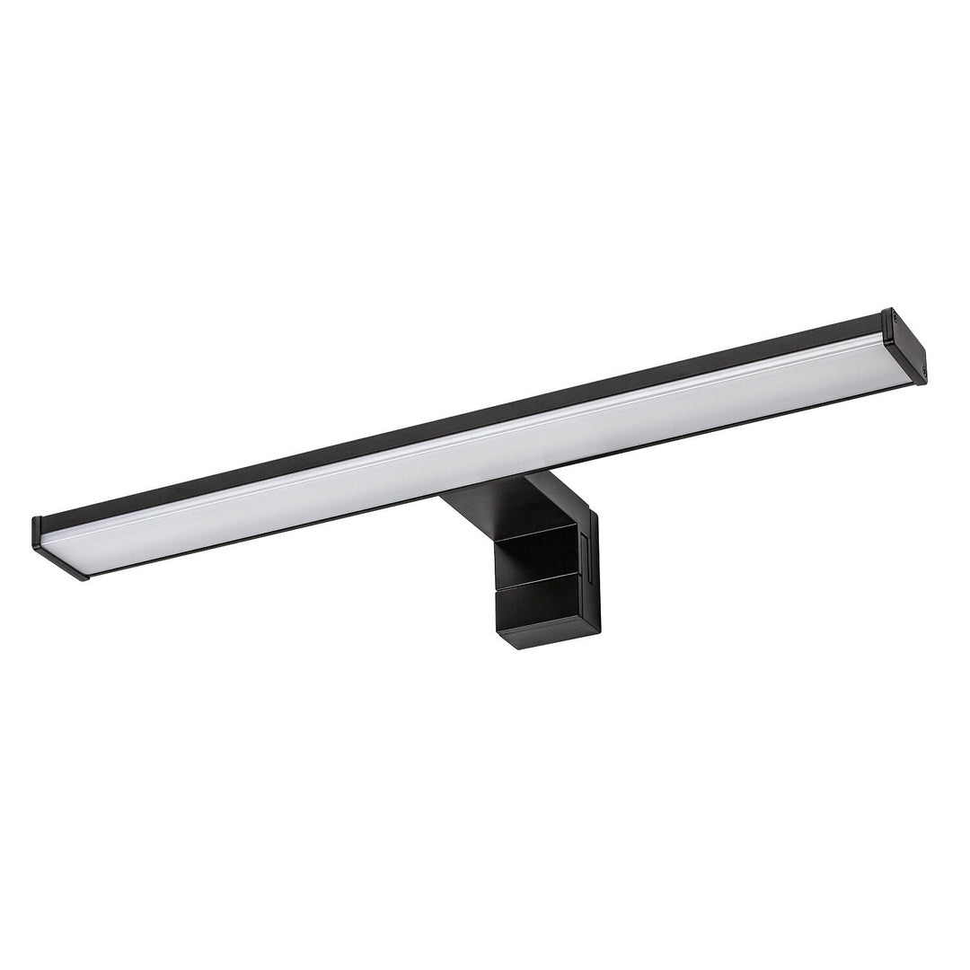 Aplică de baie, Seyra, LED 8 W, 4000 K, 650 lm, L 40 cm, negru, IP44, 75112