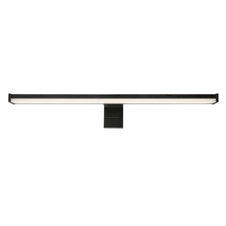 Aplică de baie, Seyra, LED 8 W, 4000 K, 650 lm, L 40 cm, negru, IP44, 75112