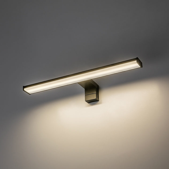 Aplică de baie, Seyra, LED 8 W, 4000 K, 650 lm, L 40 cm, negru, IP44, 75112
