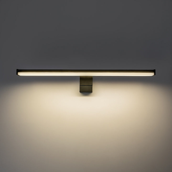 Aplică de baie, Seyra, LED 8 W, 4000 K, 650 lm, L 40 cm, negru, IP44, 75112