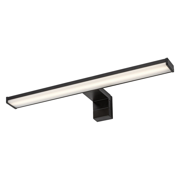 Aplică de baie, Seyra, LED 8 W, 4000 K, 650 lm, L 40 cm, negru, IP44, 75112