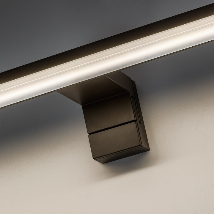 Aplică de baie, Seyra, LED 12 W, 4000 K, 910 lm, L 60 cm, negru, IP44, 75113