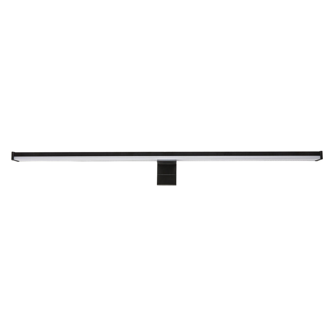 Aplică de baie, Seyra, LED 12 W, 4000 K, 910 lm, L 60 cm, negru, IP44, 75113