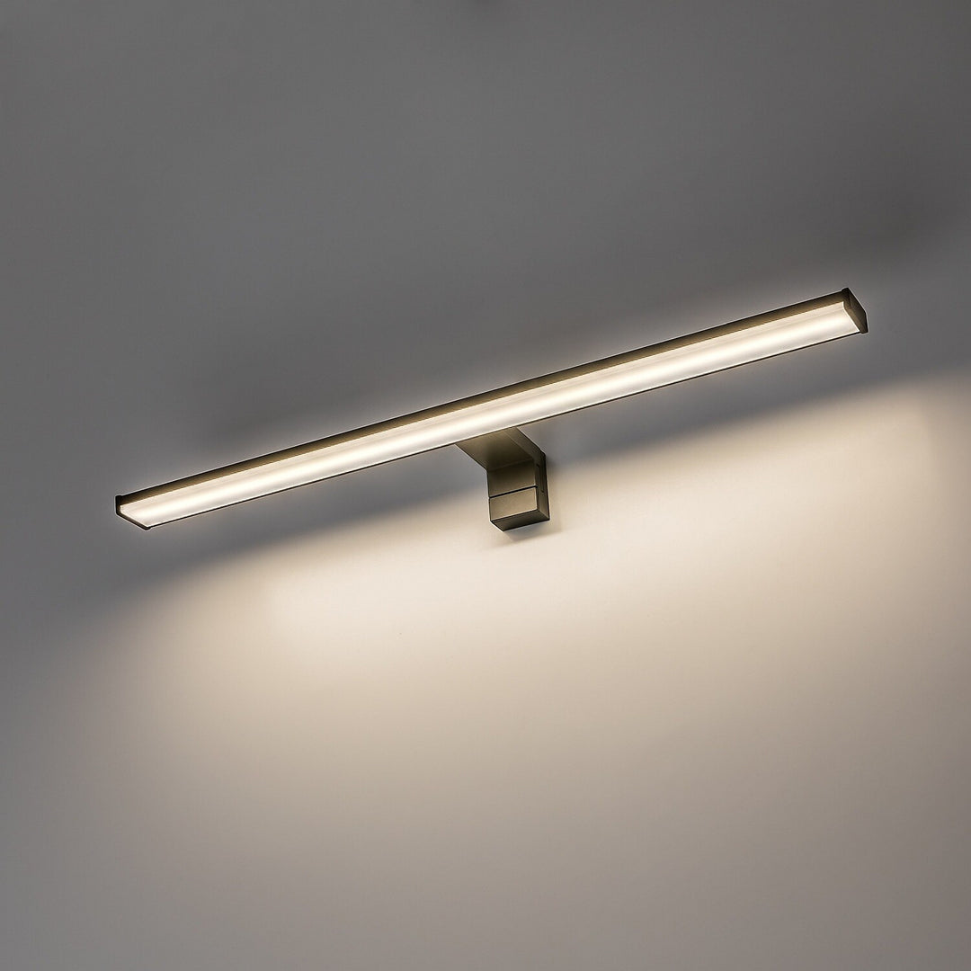 Aplică de baie, Seyra, LED 12 W, 4000 K, 910 lm, L 60 cm, negru, IP44, 75113