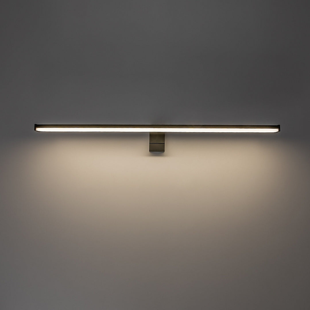 Aplică de baie, Seyra, LED 12 W, 4000 K, 910 lm, L 60 cm, negru, IP44, 75113