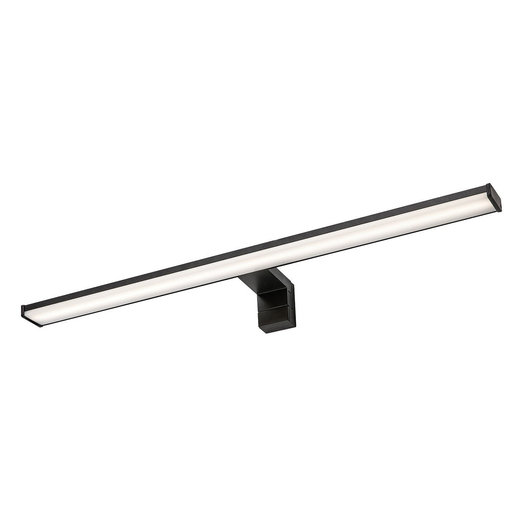Aplică de baie, Seyra, LED 12 W, 4000 K, 910 lm, L 60 cm, negru, IP44, 75113