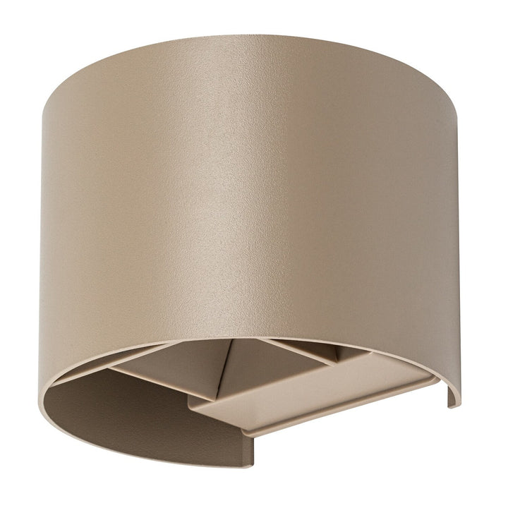 Aplică de exterior, Virna, LED 5 W, 420 lm, temperatură de culoare 2700, 4000, 6500 K, IP54, gri-bej, 77217