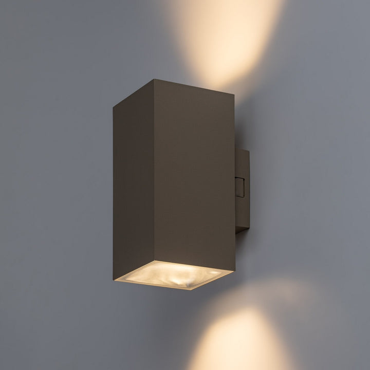 Aplică de exterior, Urfa, LED 18 W, 1800 lm, temperatură de culoare 2700, 4000, 6500 K, înălțime 16 cm, IP65, gri-bej, 77215