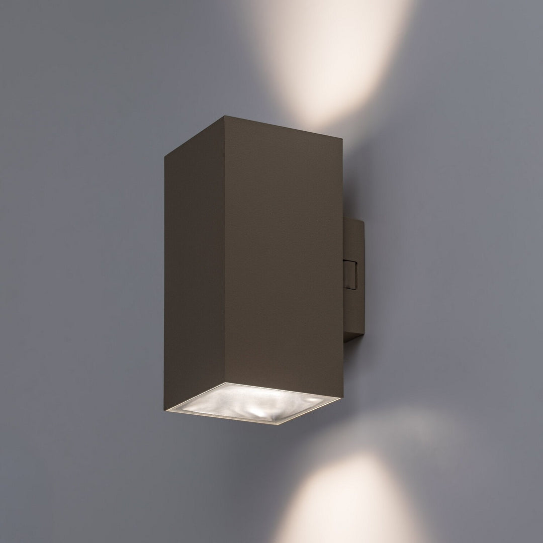Aplică de exterior, Urfa, LED 18 W, 1800 lm, temperatură de culoare 2700, 4000, 6500 K, înălțime 16 cm, IP65, gri-bej, 77215
