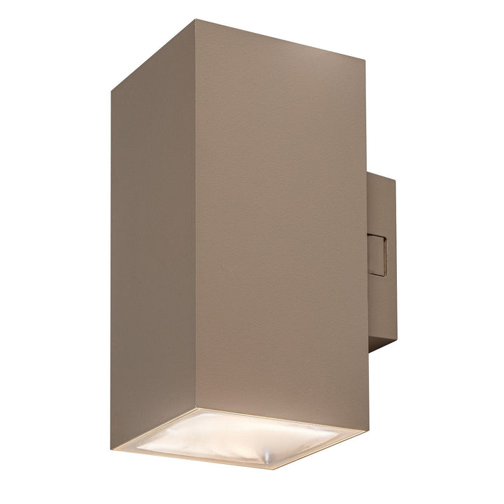 Aplică de exterior, Urfa, LED 18 W, 1800 lm, temperatură de culoare 2700, 4000, 6500 K, înălțime 16 cm, IP65, gri-bej, 77215