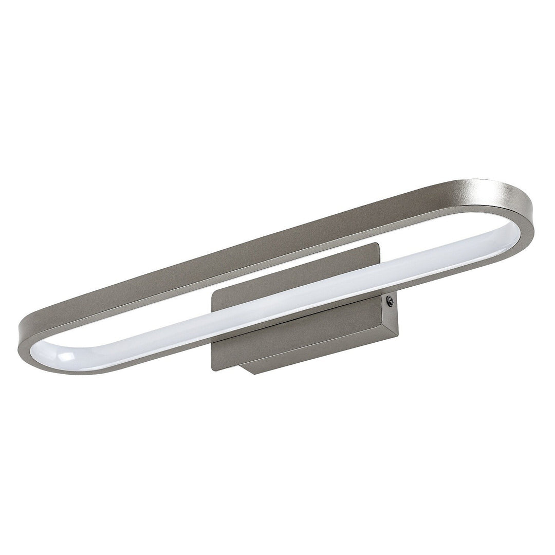 Aplică de baie, Odran, LED 15 W, 1200 lm, 4000 K, L 40 cm, culoare gunmetal, IP44, 75114