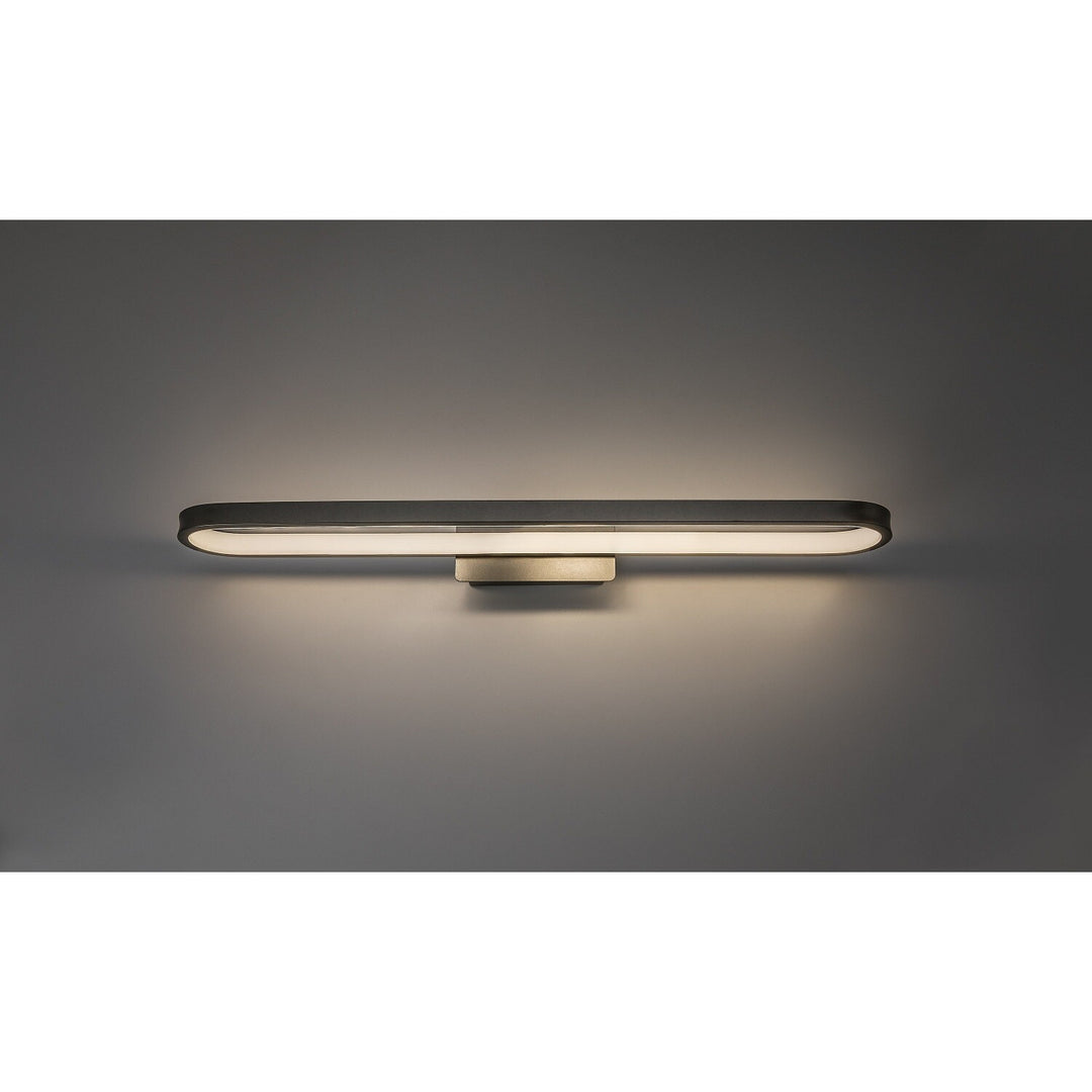 Aplică de baie, Odran, LED 18 W, 1350 lm, 4000 K, L 60 cm, culoare gunmetal, IP44, 75115