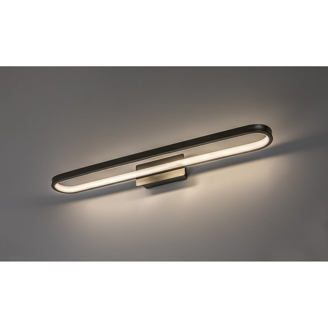 Aplică de baie, Odran, LED 18 W, 1350 lm, 4000 K, L 60 cm, culoare gunmetal, IP44, 75115