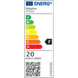 Aplică de exterior, Matzen, LED 20 W, 1860 lm, 4000 K, înălțime 30 cm, IP65, negru, cu senzor PIR, 77233