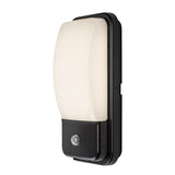 Aplică de exterior, Matzen, LED 20 W, 1860 lm, 4000 K, înălțime 30 cm, IP65, negru, cu senzor PIR, 77233