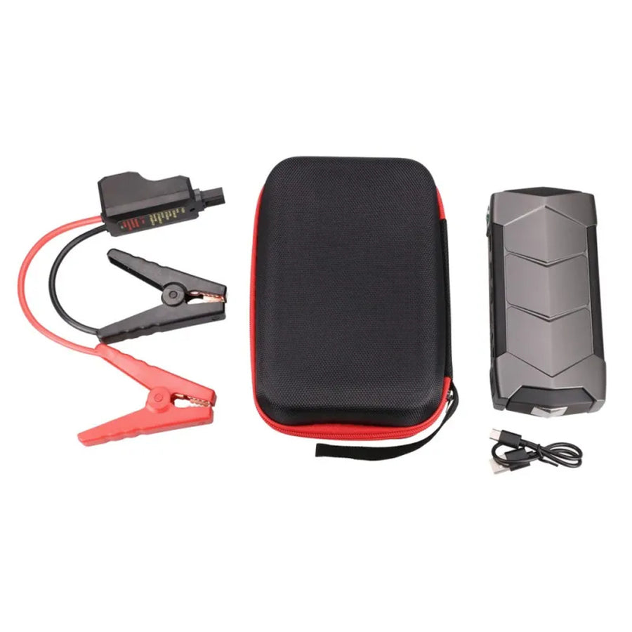 Jump Starter Extralink Jump Max7, capacitate 10000mAh, 3 LED-uri, lanternă, busolă, ciocan, curent de pornire 400A, curent de vârf 1000A