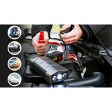 Jump Starter Extralink Jump Max7, capacitate 10000mAh, 3 LED-uri, lanternă, busolă, ciocan, curent de pornire 400A, curent de vârf 1000A